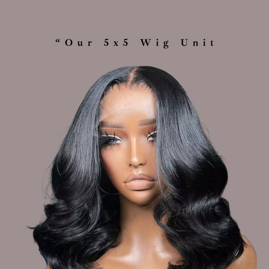 Jet Black Stella HD 5x5 Wig